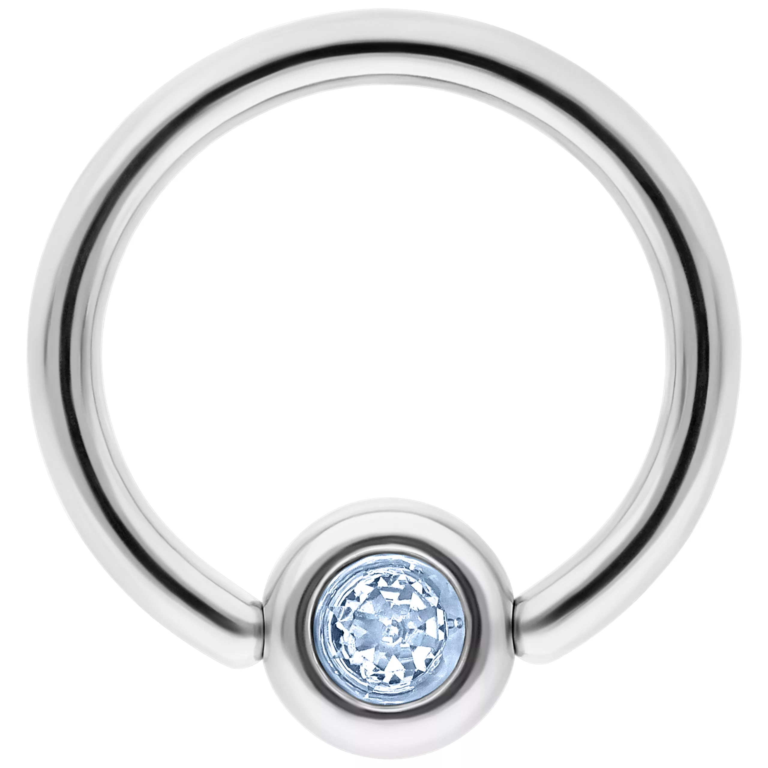 Medi Flat Back Jewelled Clip in Ring Medi Flat Back Jewelled Clip in Ring