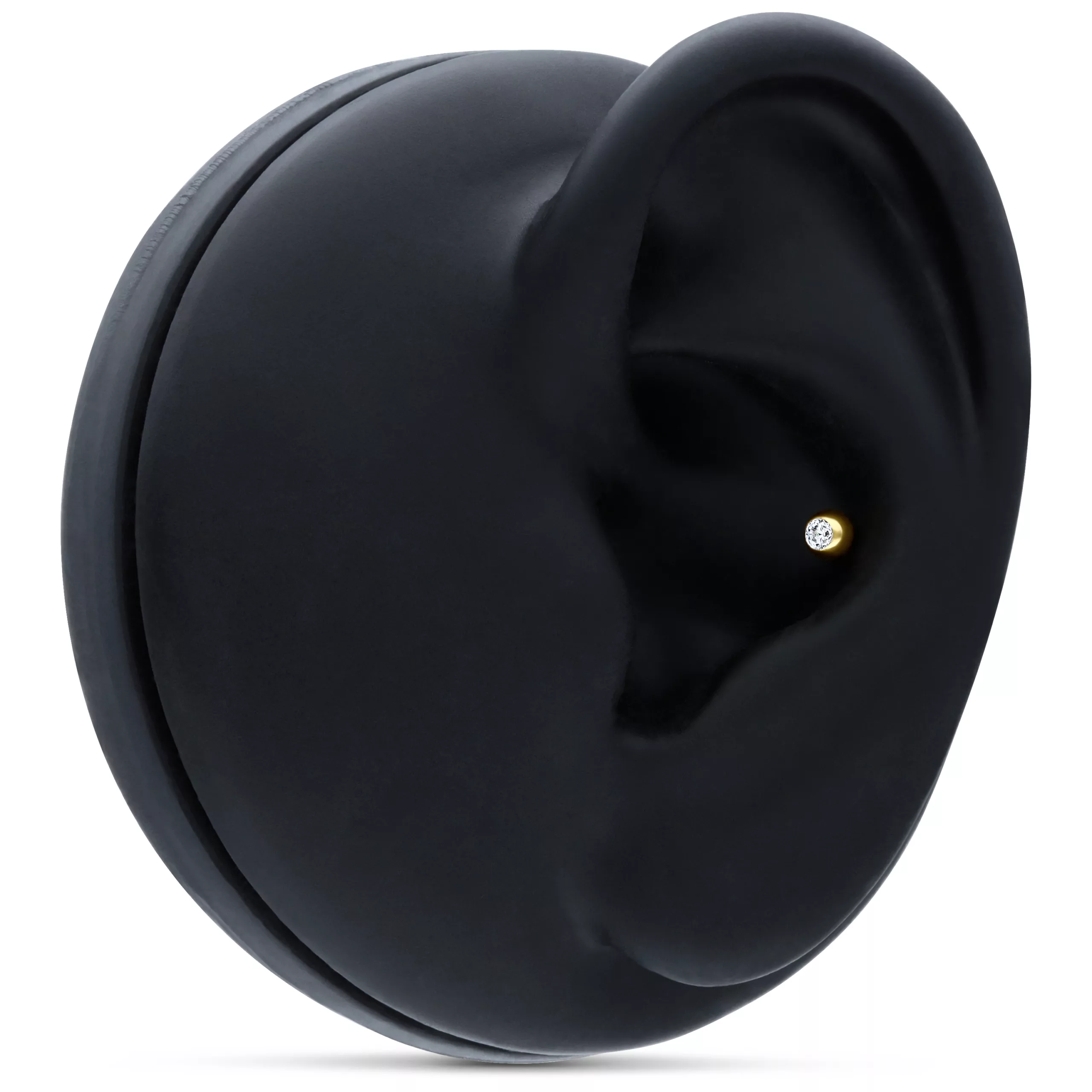 18k Threaded Ball 18k Threaded Ball