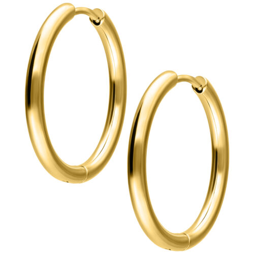 Little Hoops 20 MM - Kultainen metalli