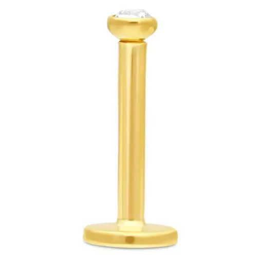 18k Gold Jewelled Labret