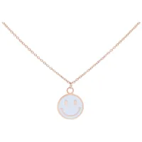 Little White Smiley Necklace