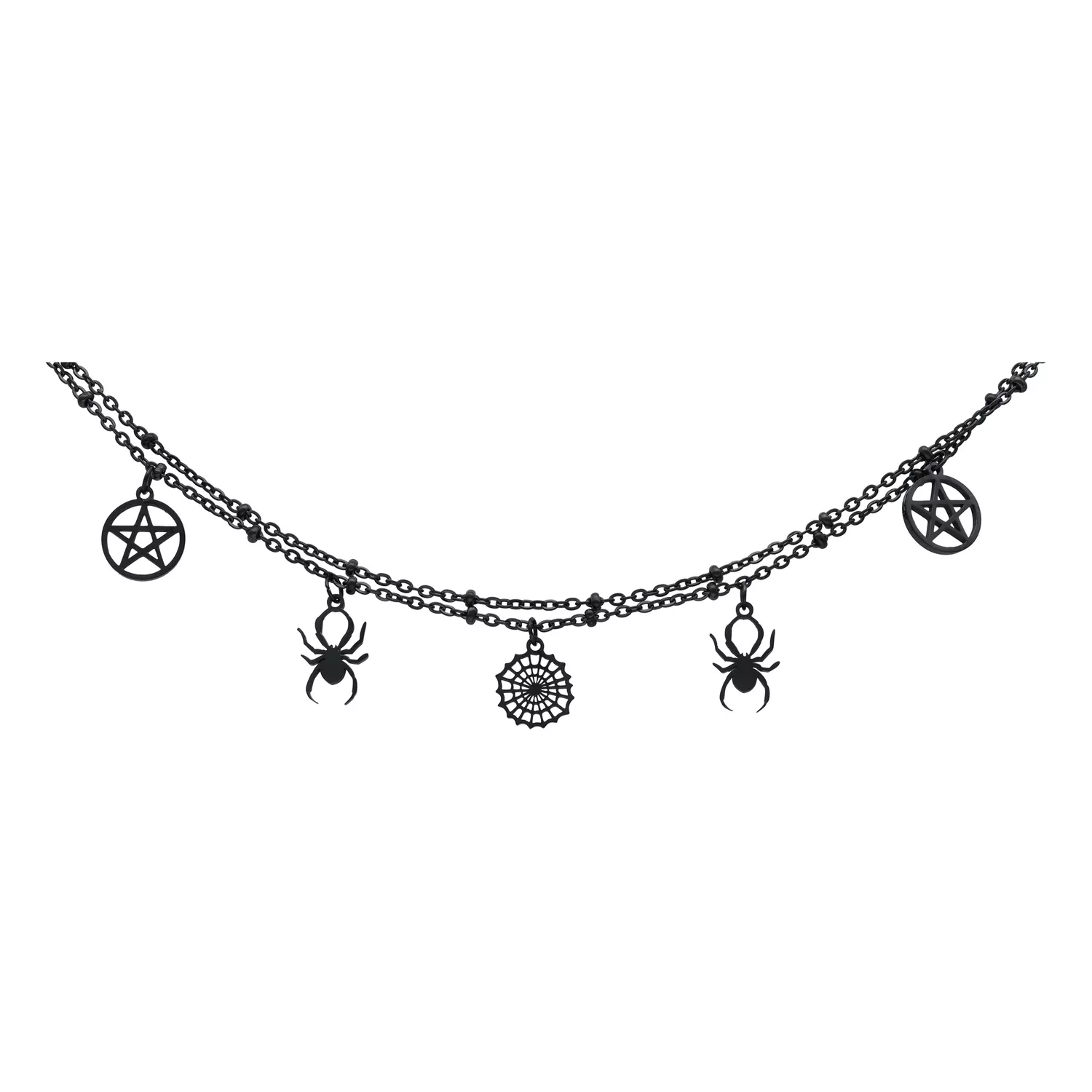 Spider Pentagram Ankle Chain Spider Pentagram Ankle Chain