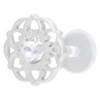 Mandala Flower Push-Fit Labret