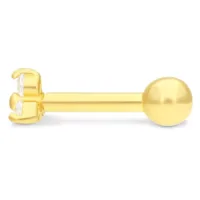 18k Trinity Earbarbell