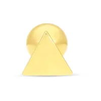 18k Earbarbell Triangle