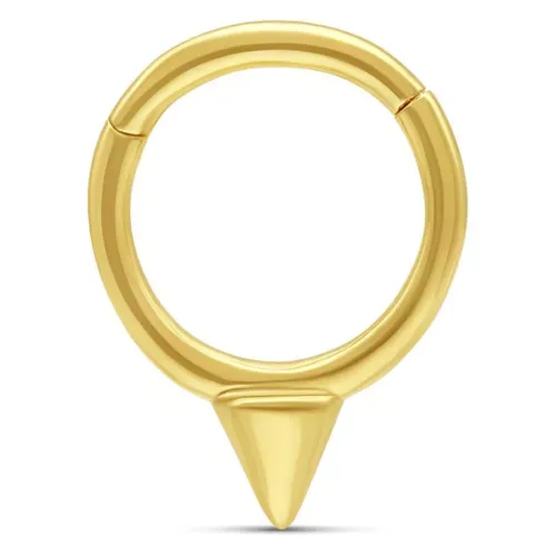 14k Cone Hinged Ring