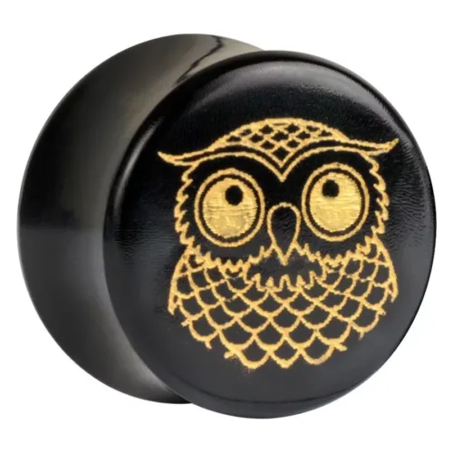 Cute Owl on Horn Deluxe