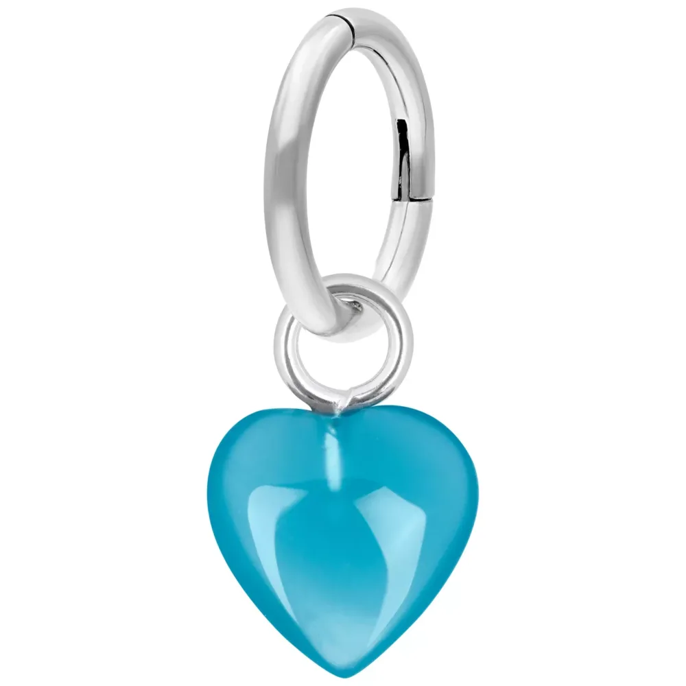 Stone Heart Belly Ring