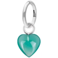 Stone Heart Belly Ring