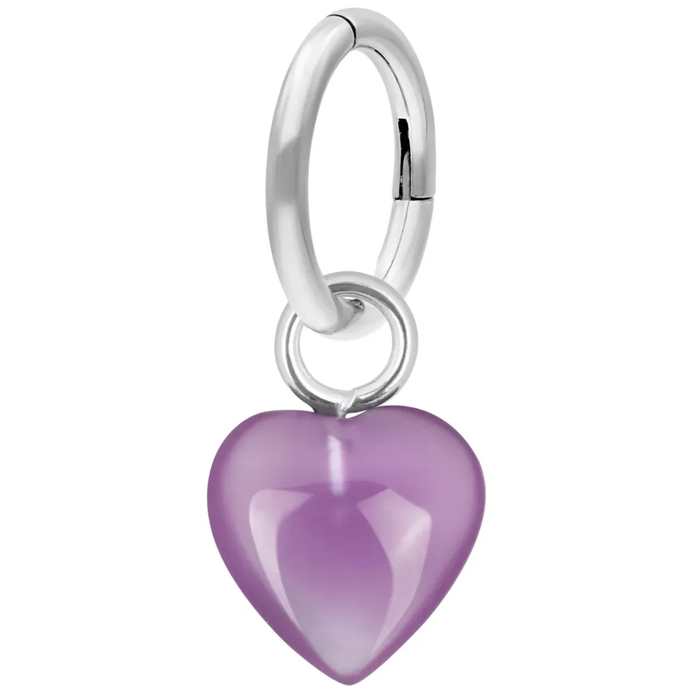 Stone Heart Belly Ring