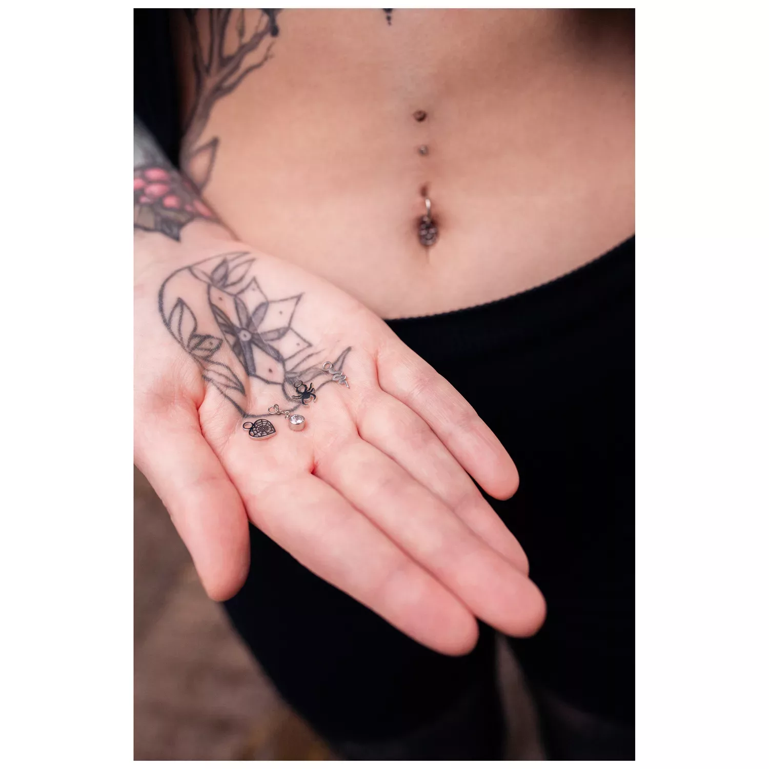 Belly Attachment Goth Lover Set Belly Attachment Goth Lover Set