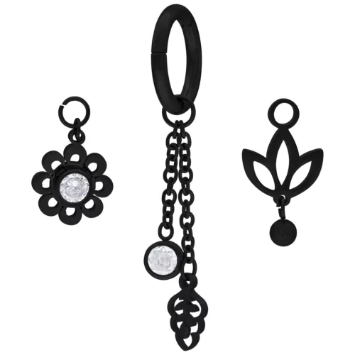 Belly Ring Blooming Set