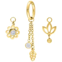 Belly Ring Blooming Set