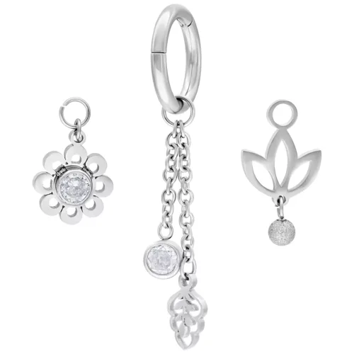 Belly Ring Blooming Set