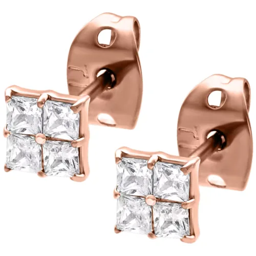 Crystal Square Earstuds