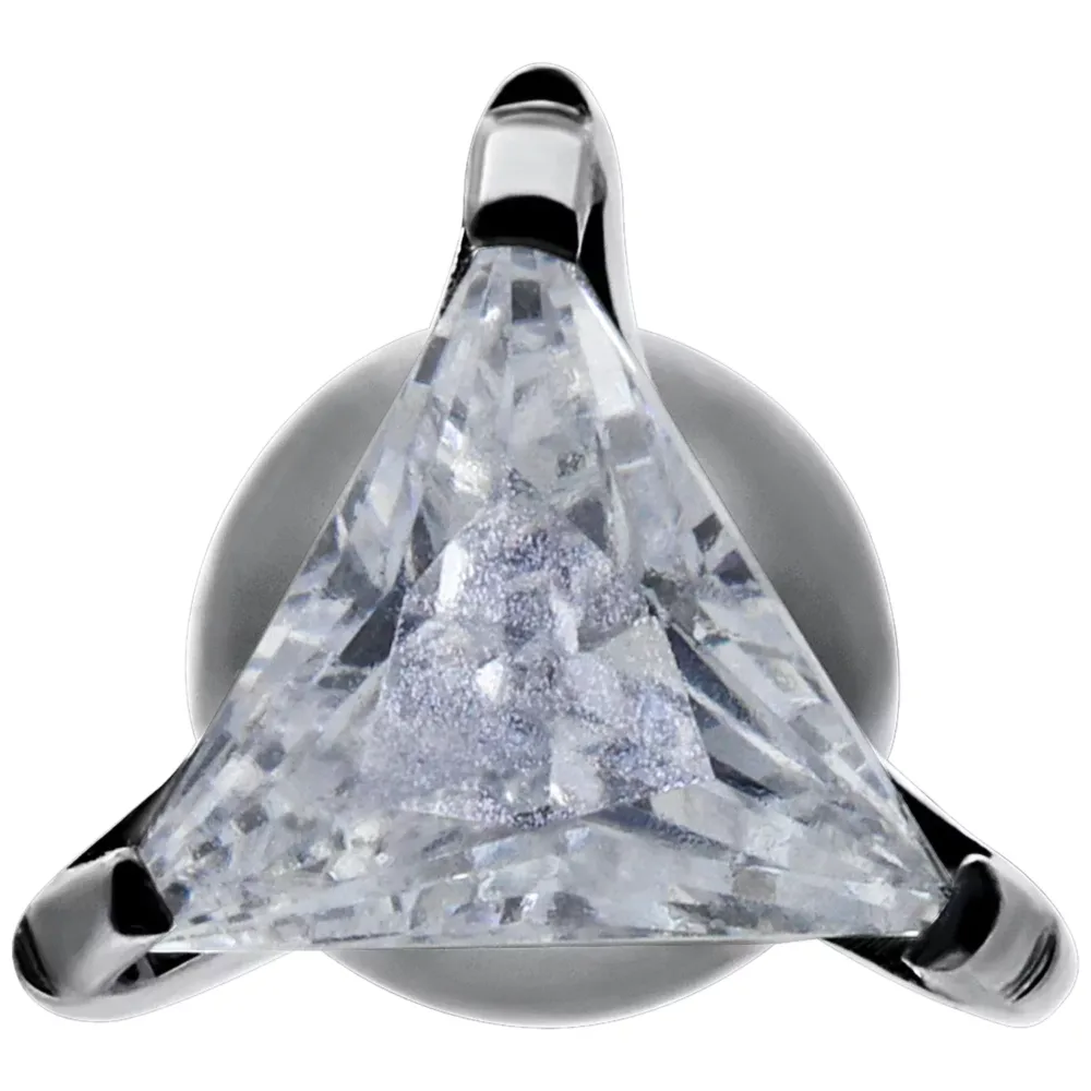 Crystal Triangle Earbarbell