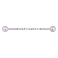 Crystal Industrial Barbell