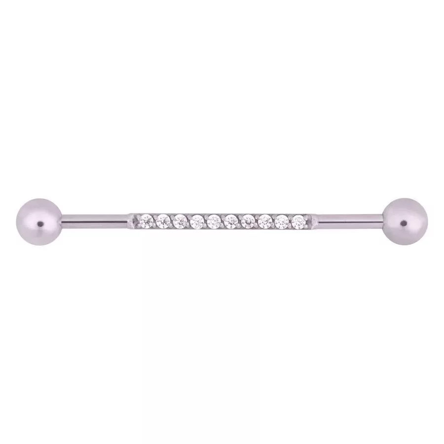 Crystal Industrial Barbell