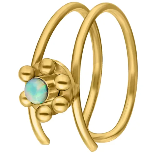 Opal Flower Lipcuff