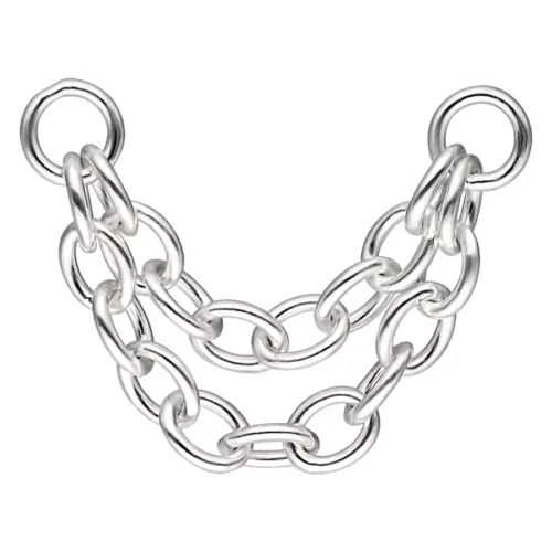 Double Basic Piercing Connection Chain