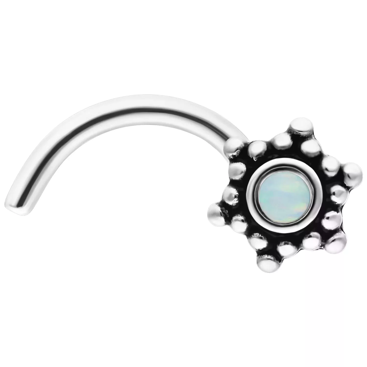 Flower Opal Nosestud Flower Opal Nosestud