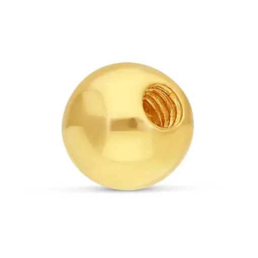 18k Threaded Ball