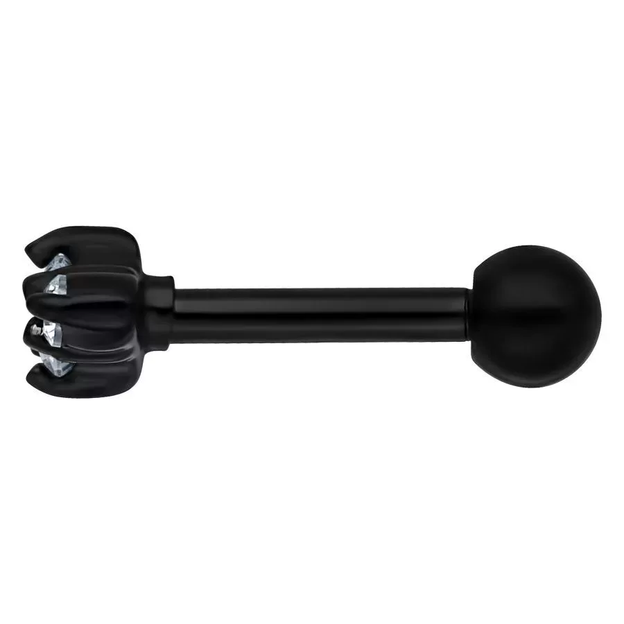 Black Triplet Barbell