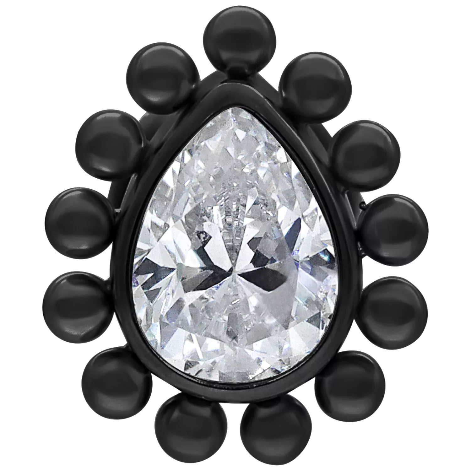 Push Fit Crystal Teardrop Attachment Push Fit Crystal Teardrop Attachment