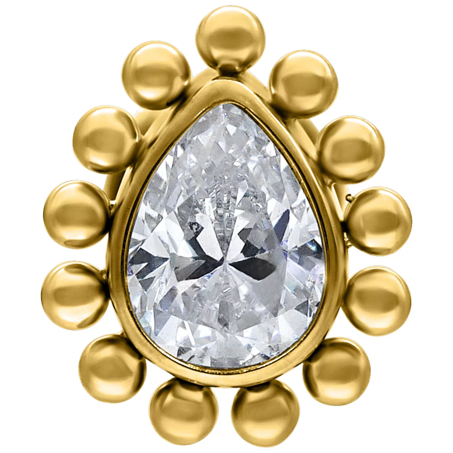 Push Fit Crystal Teardrop Attachment Push Fit Crystal Teardrop Attachment