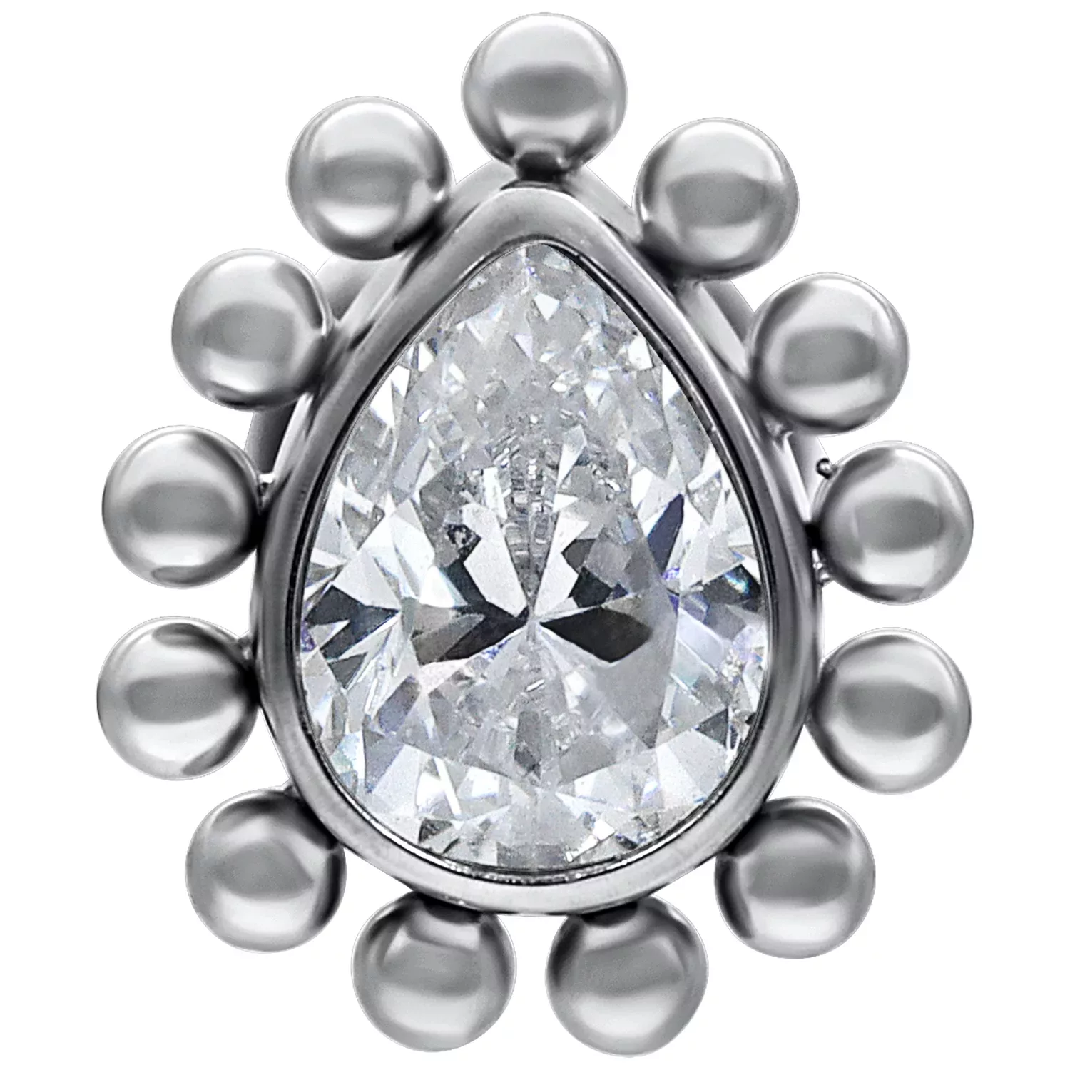 Push Fit Crystal Teardrop Attachment Push Fit Crystal Teardrop Attachment