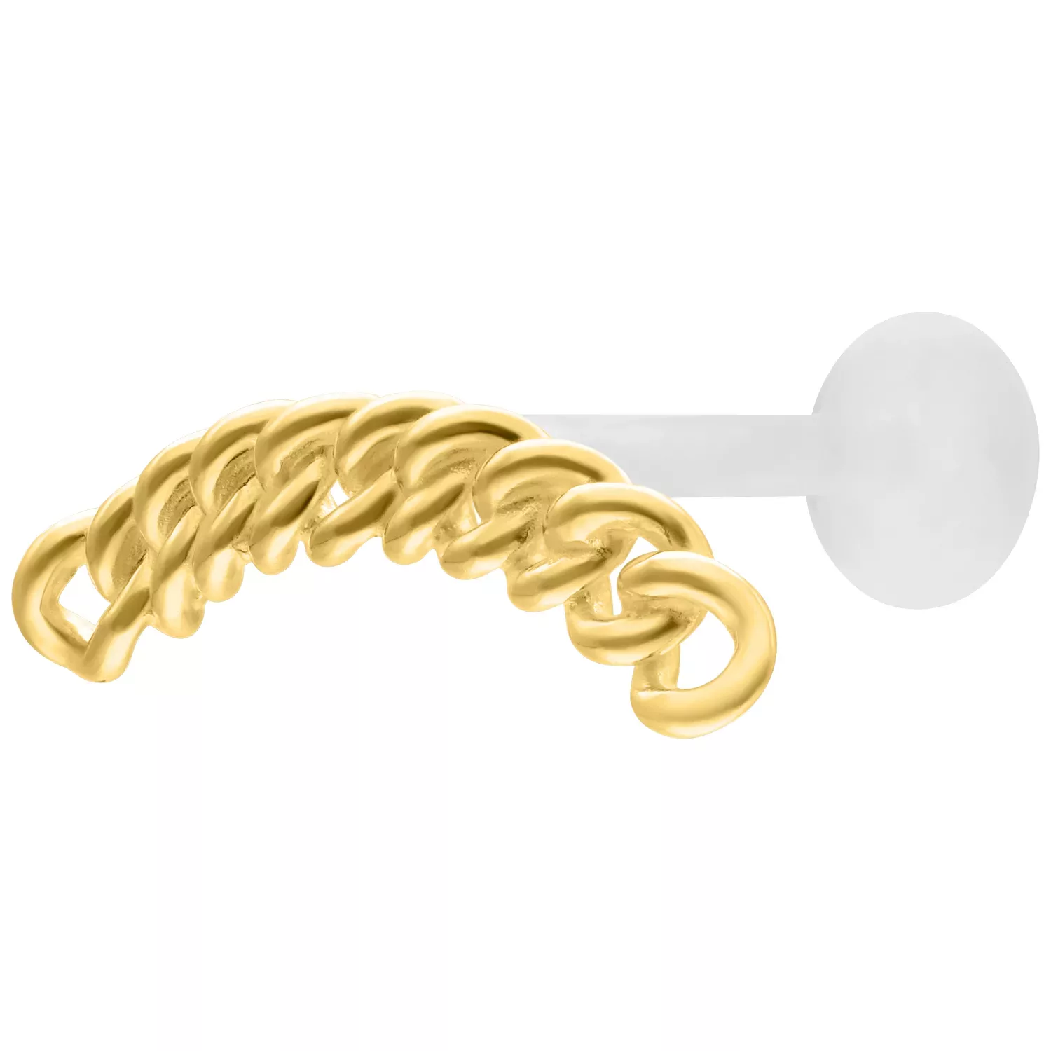 Chunky Chain Push Fit Labret Chunky Chain Push Fit Labret