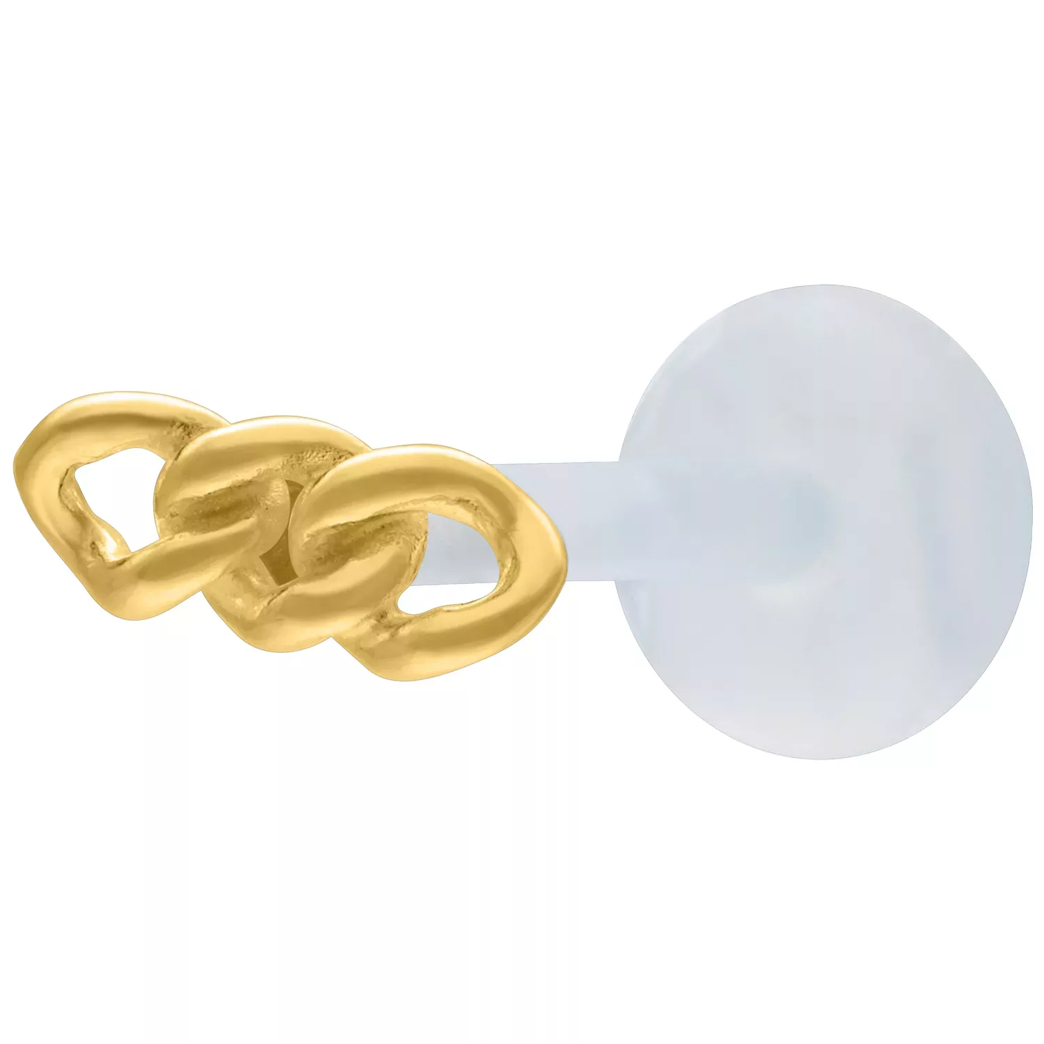 Small Chunky Chain Push Fit Labret Small Chunky Chain Push Fit Labret