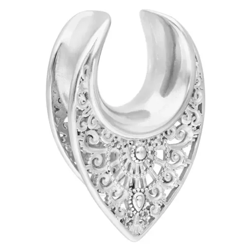 Ear Saddles Silver Oriental