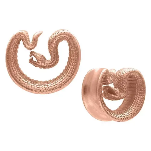 Ear Saddles Roségold Snake