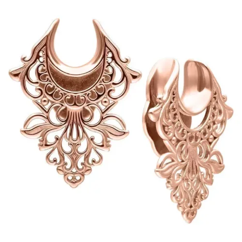 Ear Saddles Baroque Silver