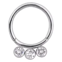 Steel Basicline® Jewelled Scharnier Segmentring Steel Basicline® Jewelled Scharnier Segmentring