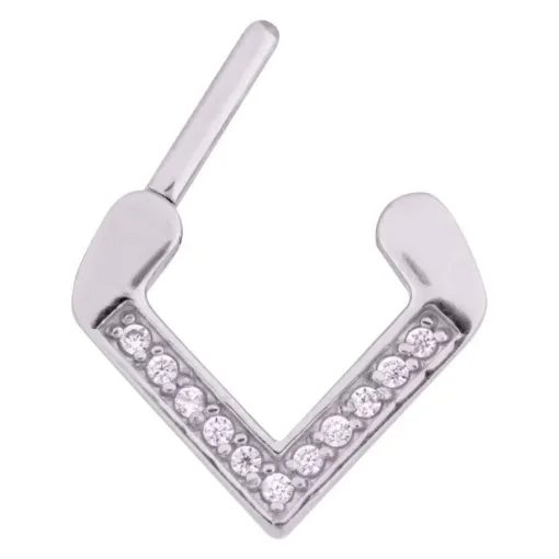 Jewelled Triangle Septum Clicker