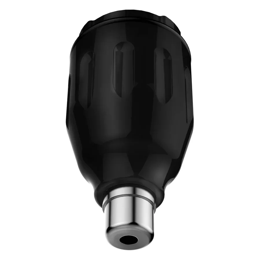 Musta Spektra Hex Drive Motorbolt Musta motorbolt hopeisella pohjalla valkoisella taustalla