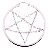 Pentagram Chain Hoops