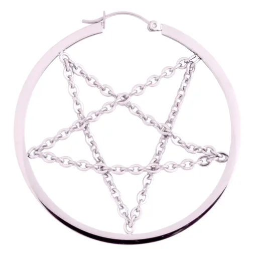 Pentagram Chain Hoops