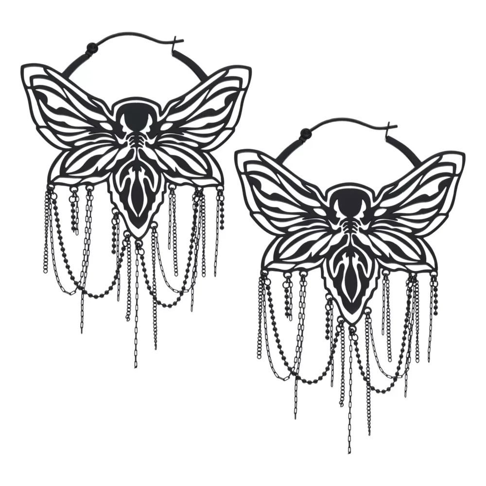 Moth Chain Hoops
