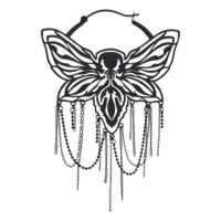 Moth Chain Hoops