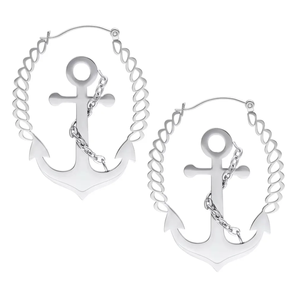 Chain Anchor Hoops