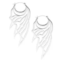 Devil Wing Hoops