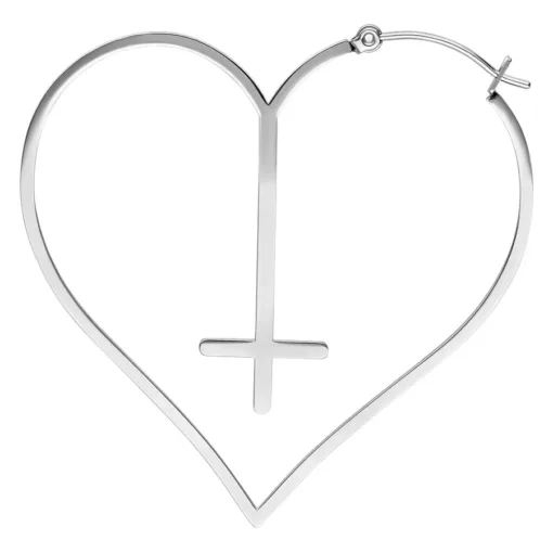 Cross Heart Hoops