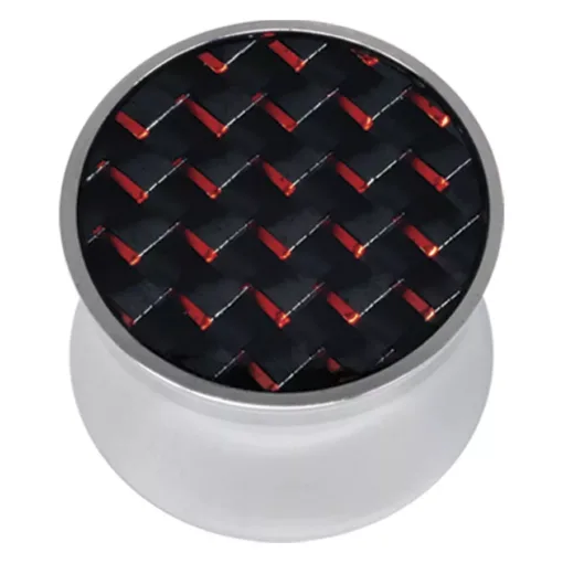 Steel Basicline® Carbon Fibre Black/Red Plug