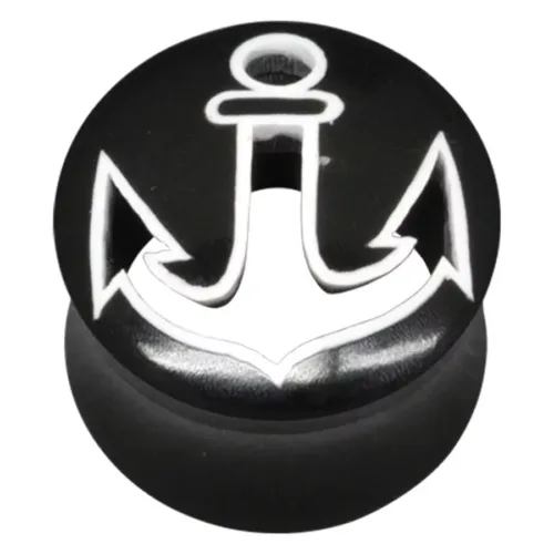 Cut-Out Anchor Buffalo Horn Plug