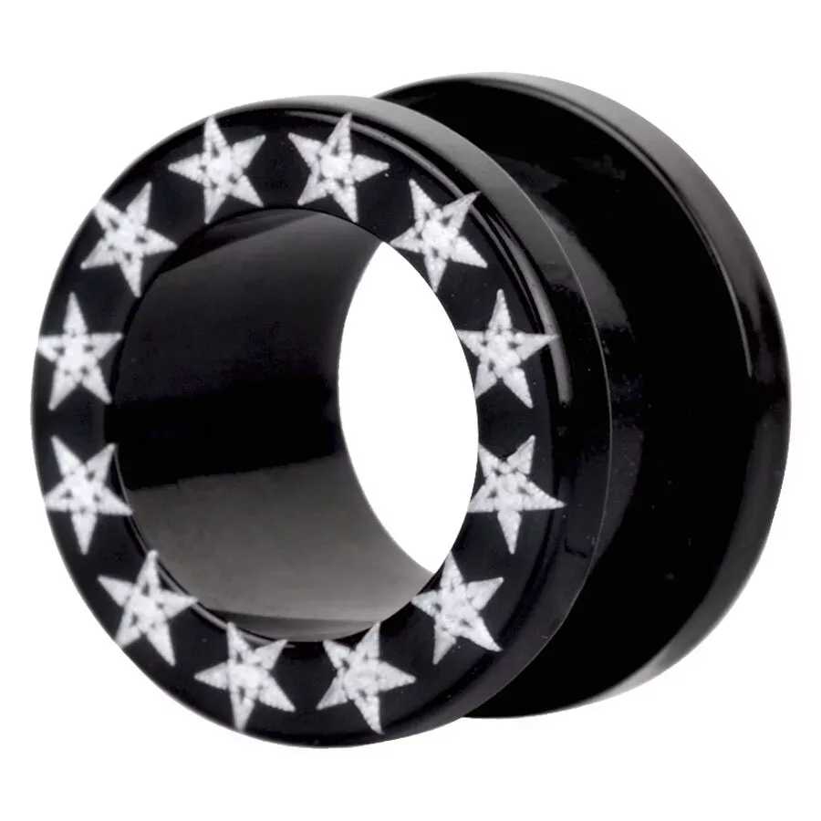 Black Acrylic Star Tunnel