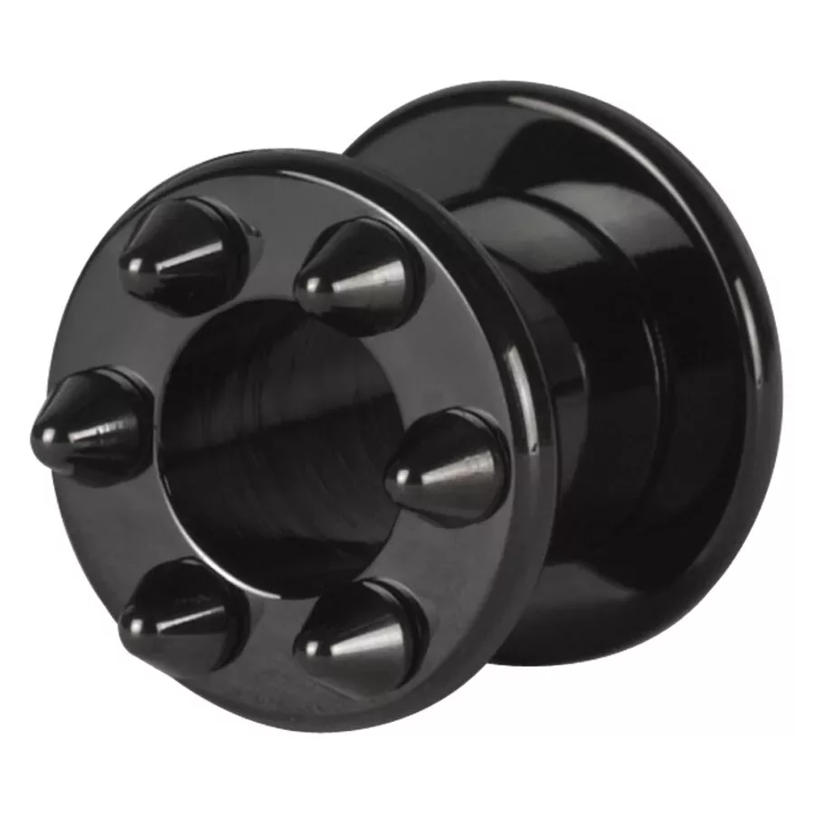 Steel Blackline® Cone Flesh Tunnel