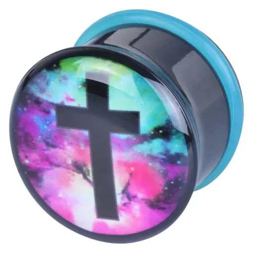 Acrylic New Logo Plug Galaxy Cross